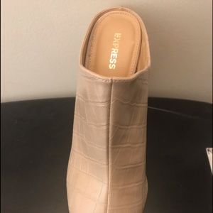 Size 9 Beige mules from Express